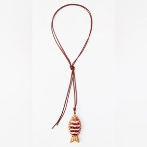 Zara Fish Pendant Necklace